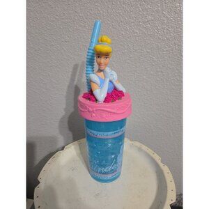 Vintage Disney Cinderella 3d Topper Cup